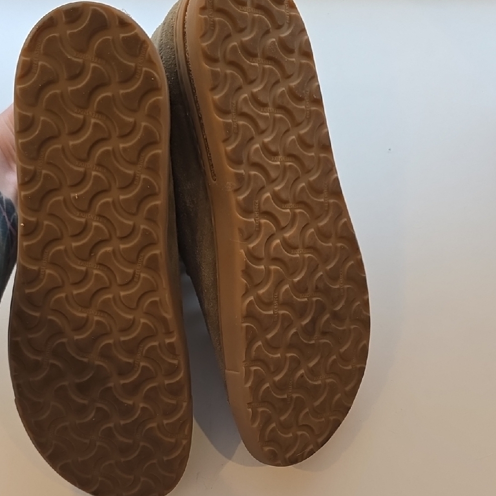 Birkenstock Mens Suede Lace-Up Chukka Ankle Boots - Taupe - Picture 4 of 5